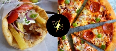 Pizza ή σουβλάκι; Τι διαλέγεις;