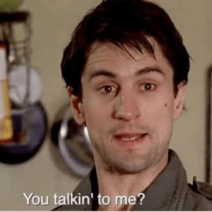 Ατάκα ταινίας - You talkin’ to me – Travis Bickle (Robert De Niro) – Taxi Driver