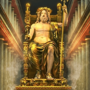 Χρυσελεφάντινο άγαλμα του Ολυμπίου Διός - 7 θαύματα της αρχαιότητας